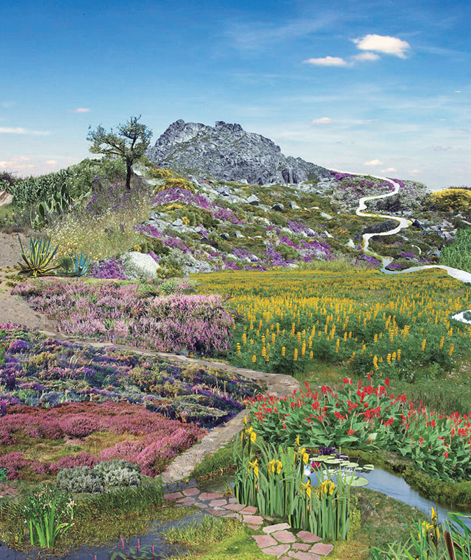 O Jardim de Microclimas