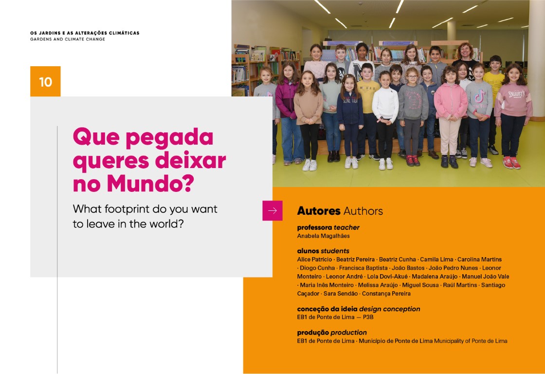 Que pegada queres deixar no Mundo?