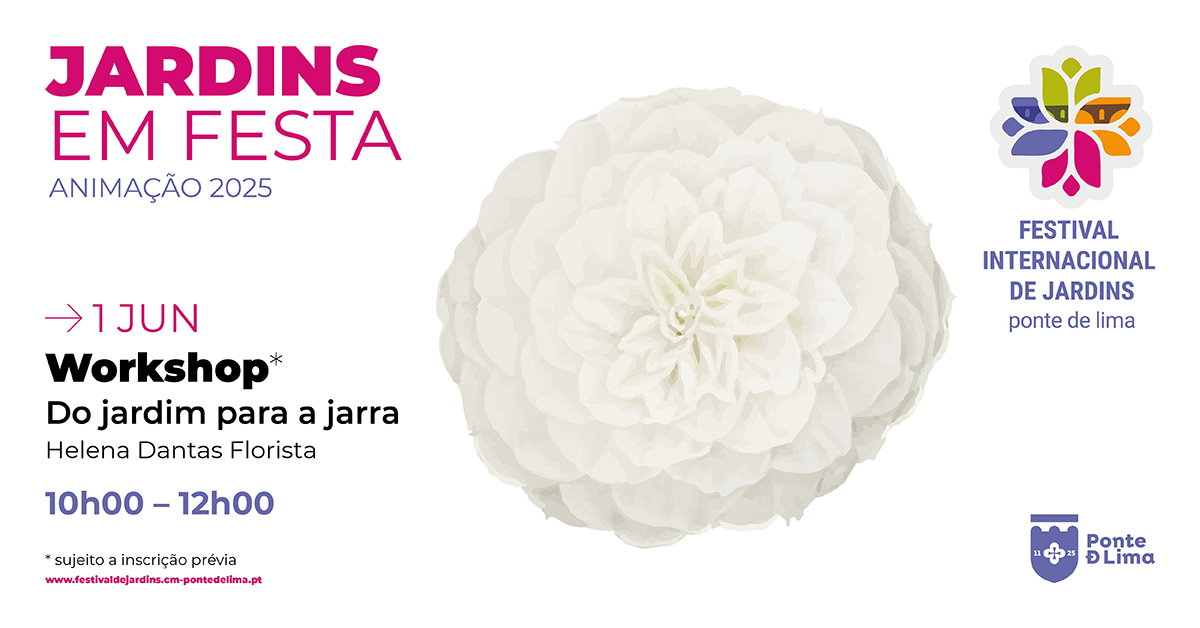 Jardins em Festa – Animação da 20.ª edição do Festival Internacional de Jardins de Ponte de Lima