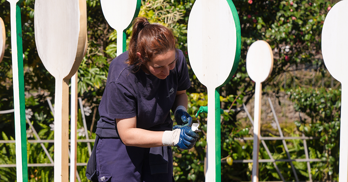 Construção dos jardins para 21ª edição do Festival Internacional de Jardins avança a bom ritmo