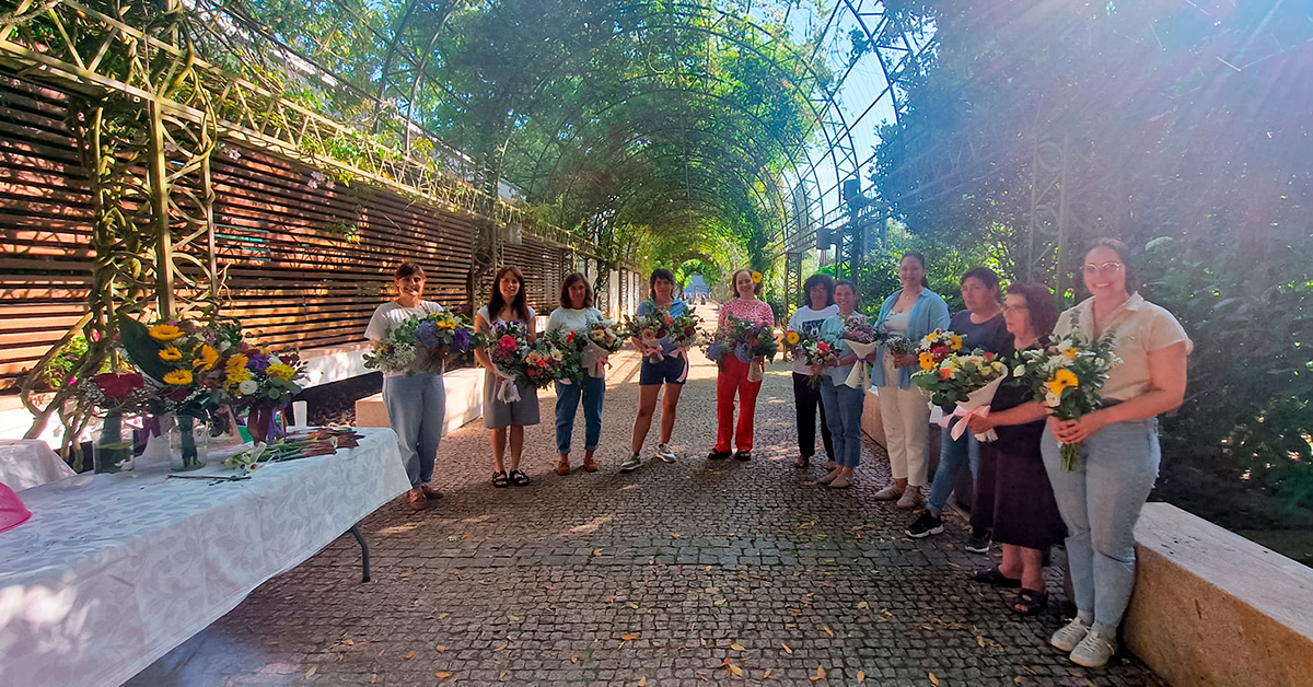 Workshop “O Meu Jardim de Sonho em Mão” inspirou criatividade no Festival Internacional de Jardins